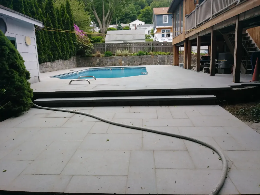 STONE PATIOS & WALKWAYS — Ossining job photo